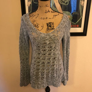 Free People Knit Sweater Super Comfy & Chic!